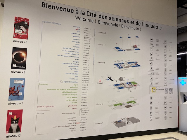 cite des sciences paris map